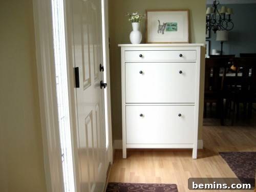 White Dresser for Shoe Storage: Stylish Organization Solution