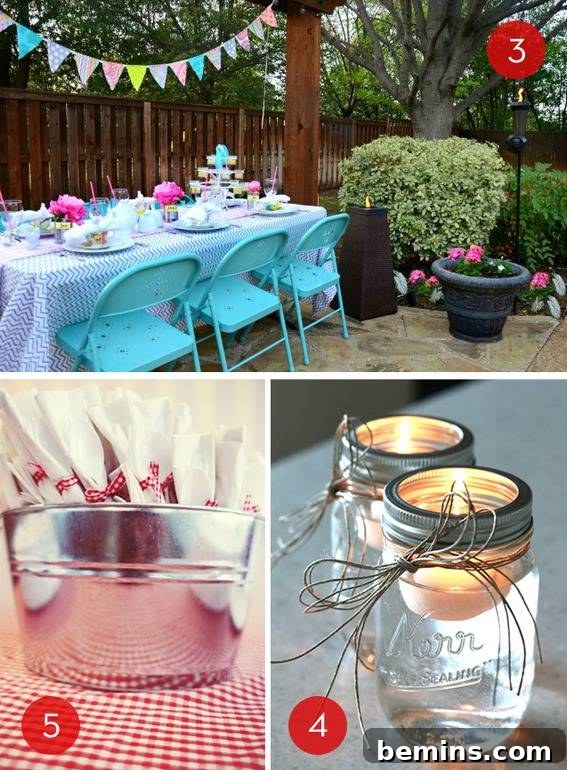 Festive Backyard Decorations