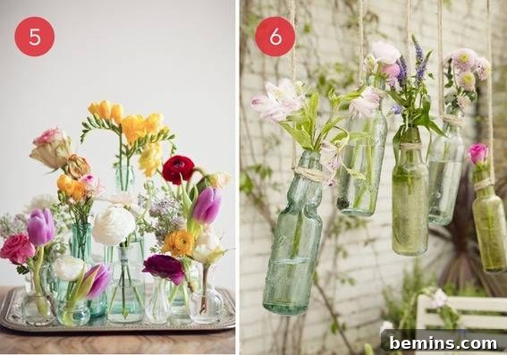 Creative Floral DIYs for Your Next Outdoor Gathering 5 Flower buds on a silver tray