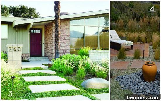 Grass-Free Yards: 11 Stunning Landscape Alternatives 4 Low-Water Plant Yard Makeover