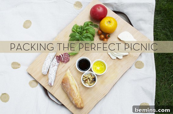 Packing the Perfect Picnic + A DIY Picnic Blanket