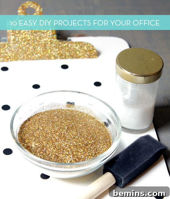 10 Speedy DIYs to Spruce Up Your Workspace 2 DIY Clipboard Makeover