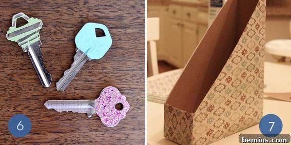 Top 10 Genius Home Organization Hacks 5 Paint your keys different colors using nail polish
