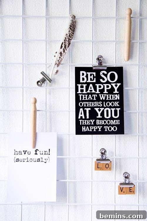 Steel Wire Memory Board: A Functional and Sentimental Display Solution