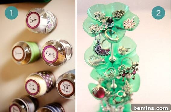 Get Organized With Recycled Containers