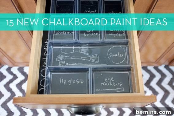 Inventive uses for chalkboard paint