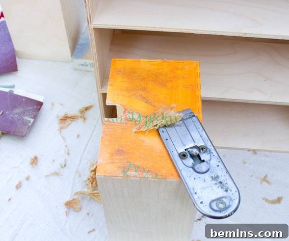 Materials used to refinish the IKEA Fira unit