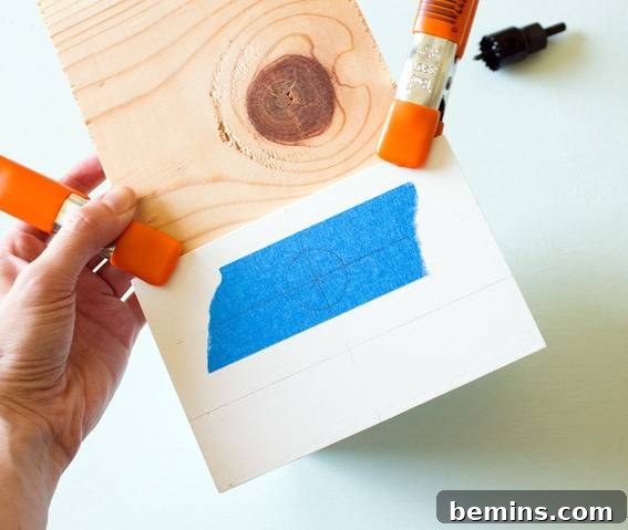 Drawing guide for creating finger pulls on the drawers