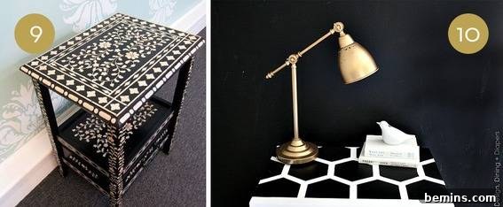 Visually Stunning Stenciled Furniture: 10 Inspiring Designs 6 Indian Inlay Stencil Furniture