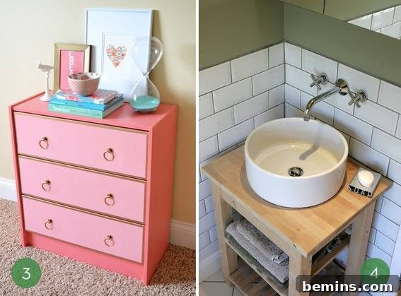 IKEA Rast Dresser Hack Colorful Transformation