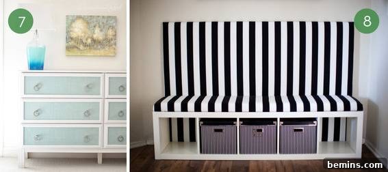 IKEA Hack Textured Panel Dresser