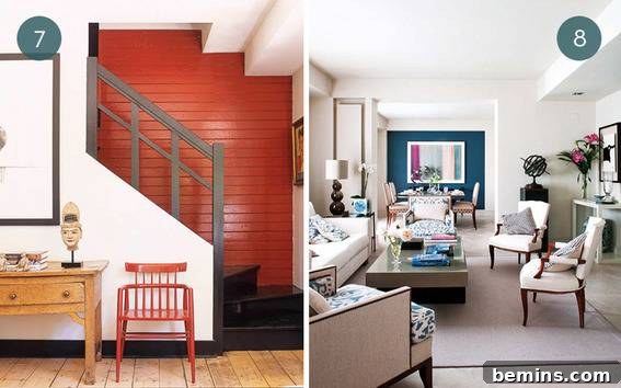 Red Plank Accent Wall