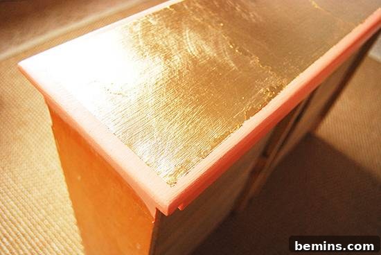 Applying Gold Leaf Adhesive