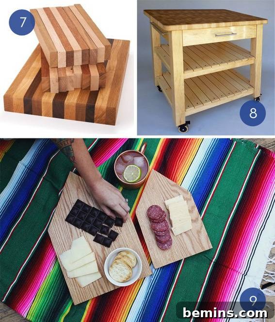Craft Your Kitchen: 9 DIY Cutting Board and Butcher Block Ideas 5 DIY Wooden Cutting Board and Butcher Block Projects