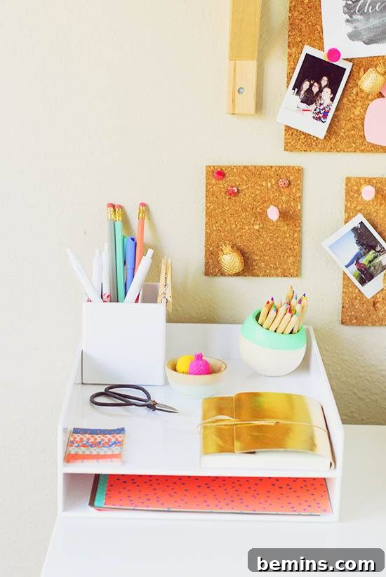 Organized DIY Workspace