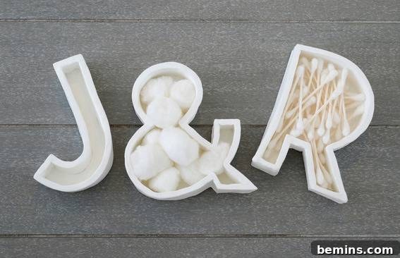 Crafty Typography Boxes: DIY Storage Solutions 3 DIY Clay Letterform Storage Boxes - Font Choice
