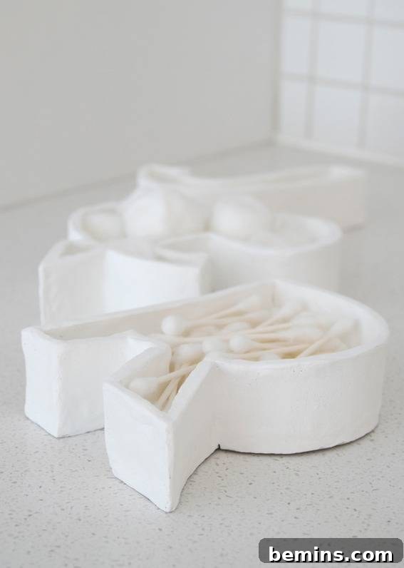 Crafty Typography Boxes: DIY Storage Solutions 9 DIY Clay Letterform Storage Boxes - Finished Product