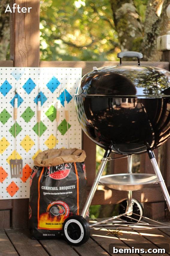 Adding color and organization to your grilling area with ScotchBlue™ Painter’s Tape