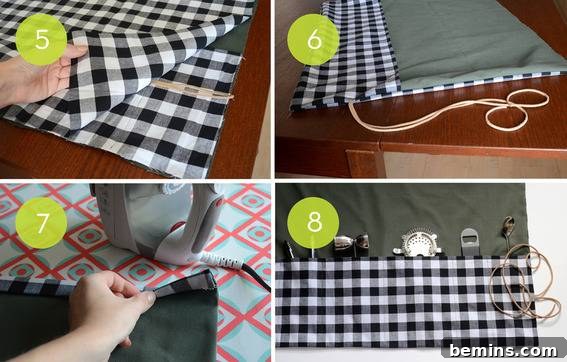 DIY Adjustable Apron And Bar Tool Pouch