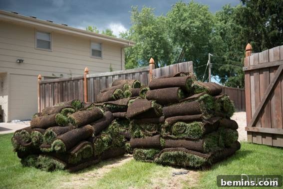 From Cluttered to Chic: A Backyard Deck Transformation 11 Rugs stacked up, waiting to be used in decorating the newly constructed deck.