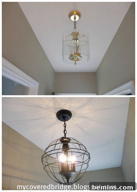 Two different chandelier designs, showcasing various lighting arrangements and potential for customization.