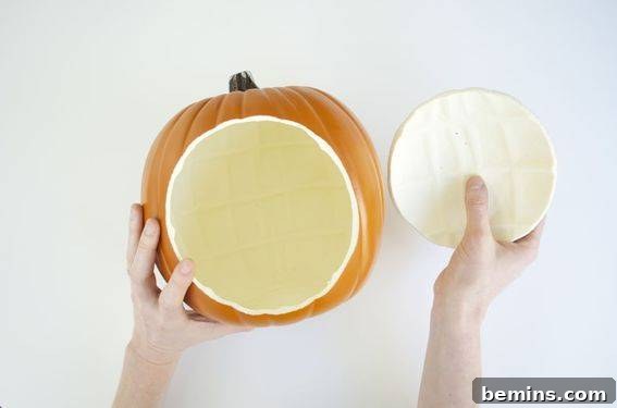 Cutting out the shape using an X-acto knife.