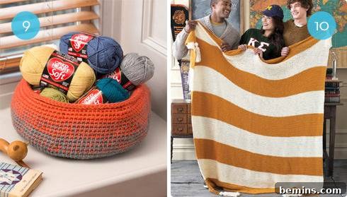 Crafting Comfort: 10 DIY Knit & Crochet Home Decor Ideas 7 Versatile Crochet Basket Storage Idea