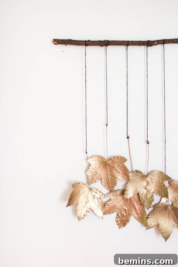 Another View of the Fall Leaf Mobile