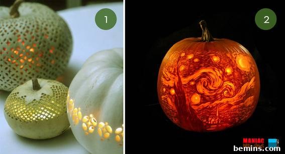 10 Pumpkin Carving Ideas to Blow Your Mind 3 Lace Pattern Pumpkin Carving
