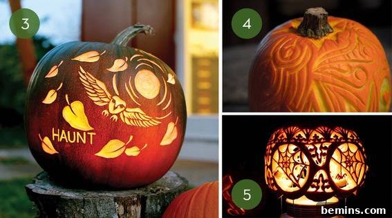 10 Pumpkin Carving Ideas to Blow Your Mind 4 Nikki McClure Pumpkin Stencil Carving