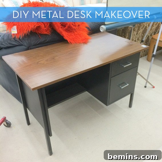 Desk Makeover: Before Transformation