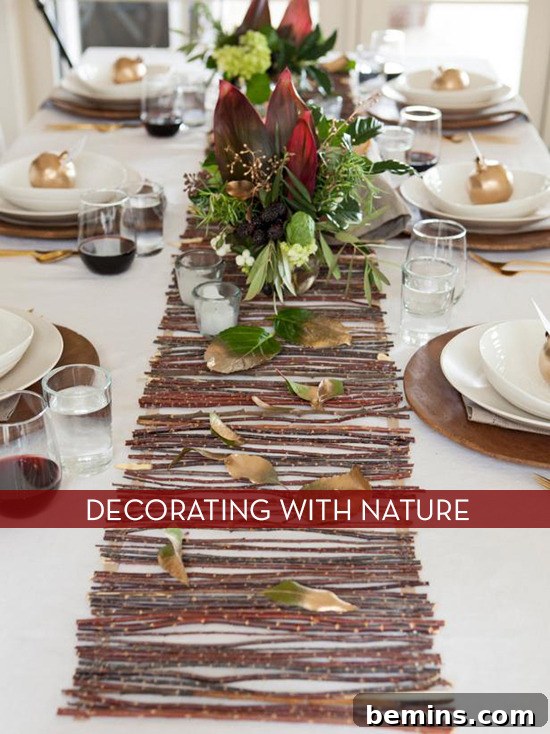 Nature's Bounty: A Thanksgiving Table Transformation 2 Natural Thanksgiving Table Setting Ideas