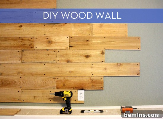 DIY Wood Wall