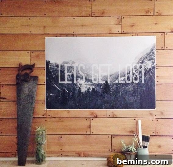 DIY Wood Wall