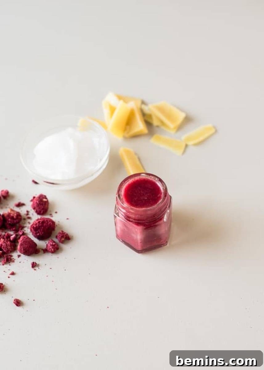 Tinted lip balm
