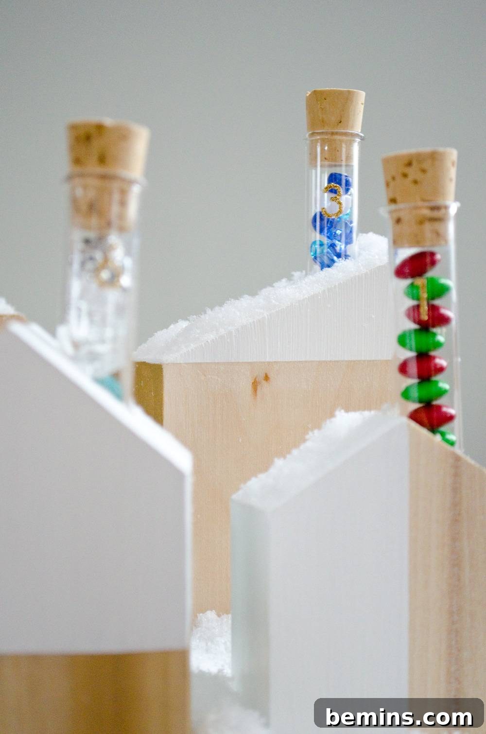 Advent Calendar Village with Candy