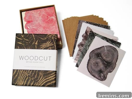 Bryan Nash Gill Woodcut Notecards - Fine Art Stationery