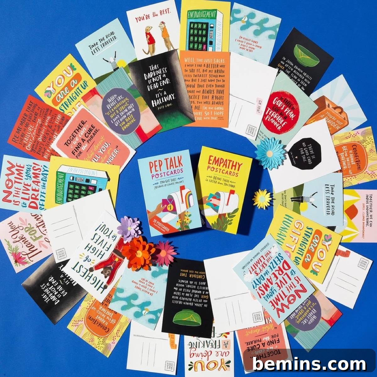 Pep Talk Postcard Book - Motivational Stationery