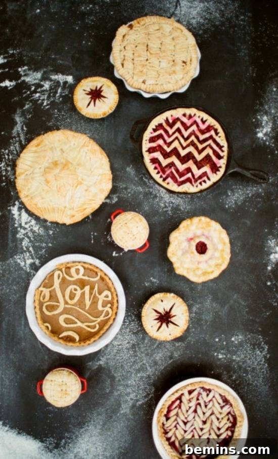 9 Recipes and Decoration Ideas to Elevate Your Thanksgiving Pie 3 Pie crust decorated with leaf cutouts