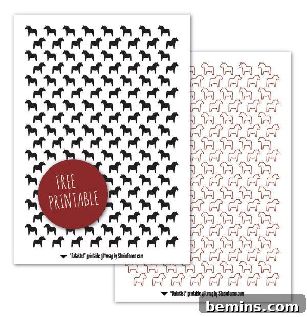 Wrapping Papers with Different Prints for Gift Box.