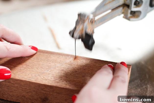 Measuring and Marking Wood for DIY Candle Holders