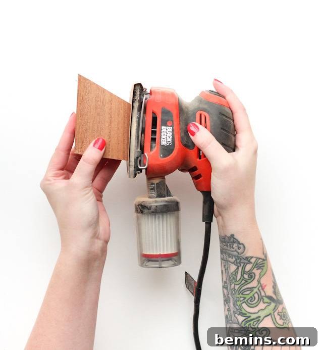 Cutting Wood for DIY Candle Holders