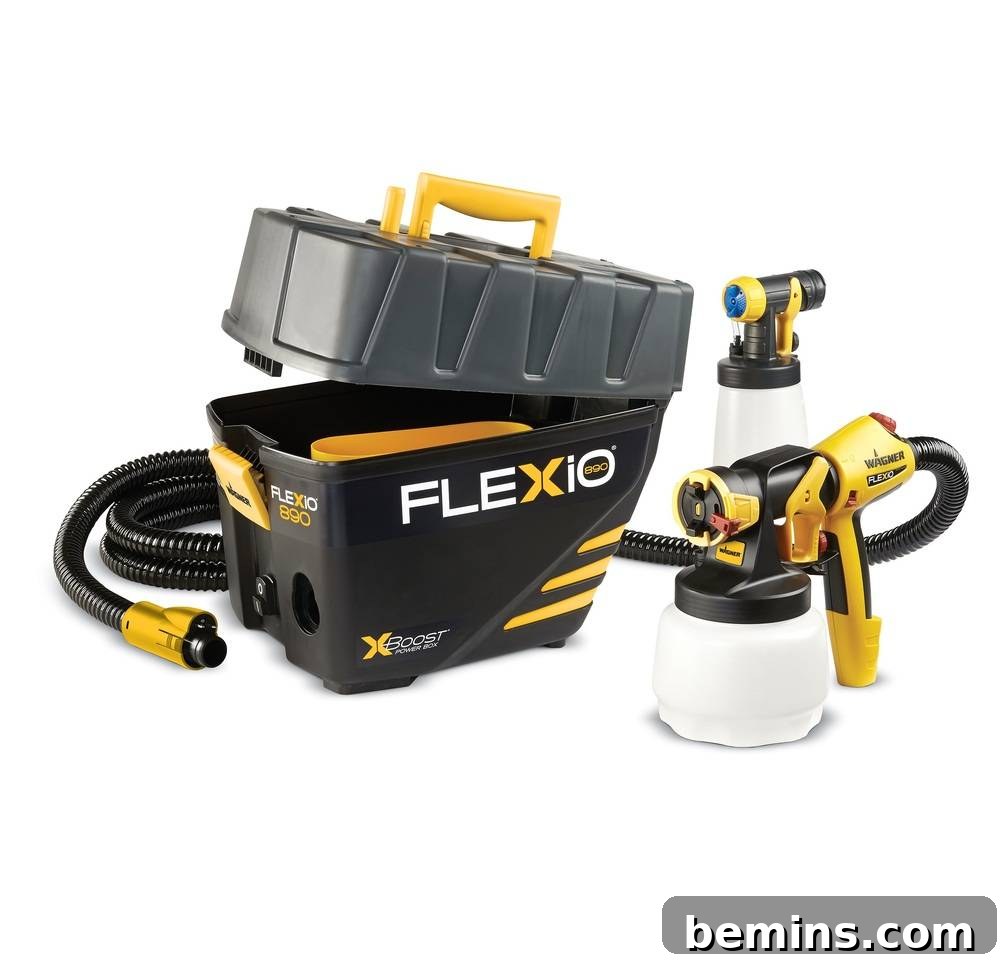 Wagner FLEXiO 890 Paint Sprayer: Achieve Professional Painting Results at Home