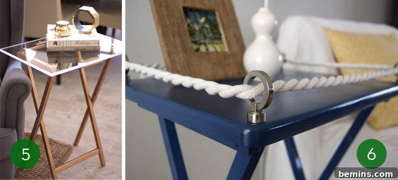 Stylish TV Tray Table Transformations