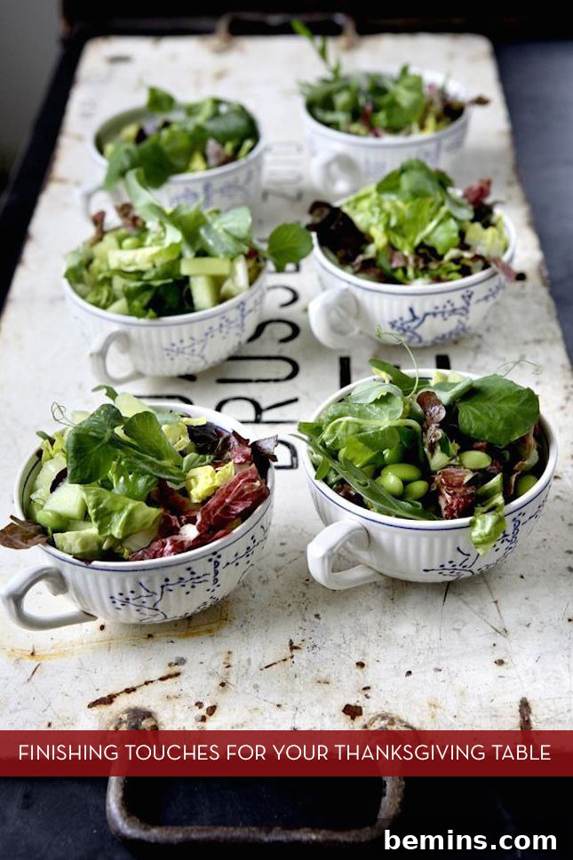 7 Finishing Touches to Dazzle Your Thanksgiving Guests 2 Thanksgiving Table Setting Inspiration