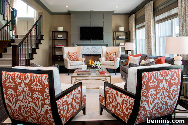 A Living room with Sofa of Coral Reef Collection