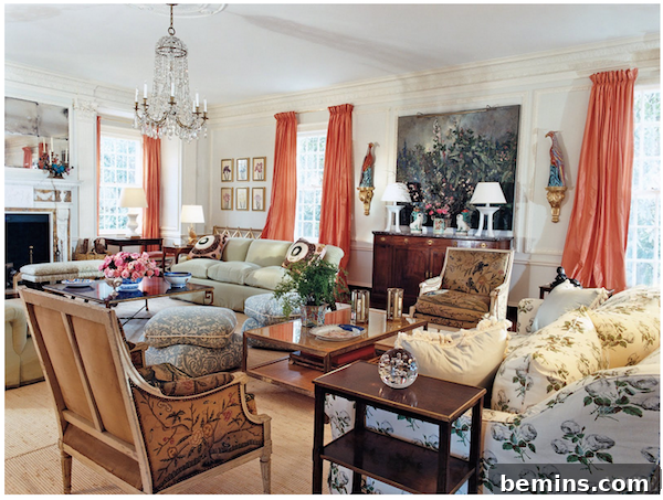 Group of sofas around a coffee table in a living room.