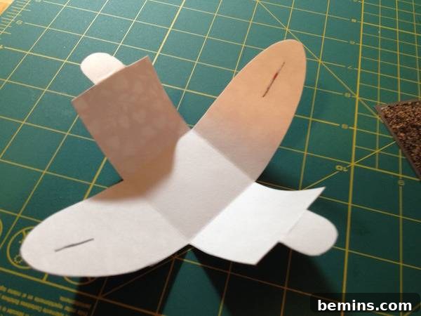 Making gift box with thick fabric material.