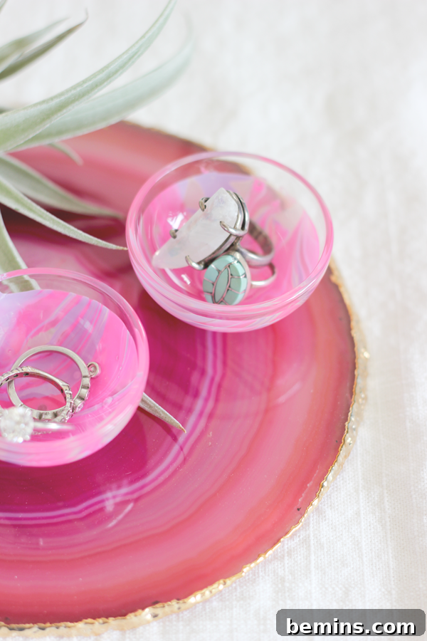 DIY Marbled Ring Dish