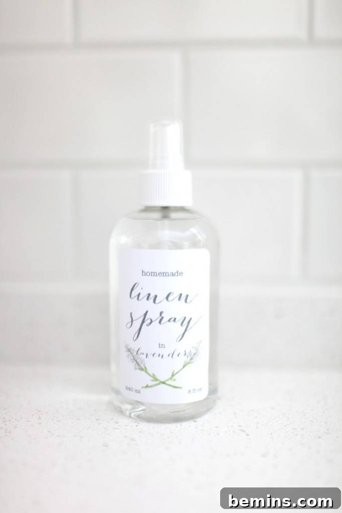DIY Homemade Linen Spray